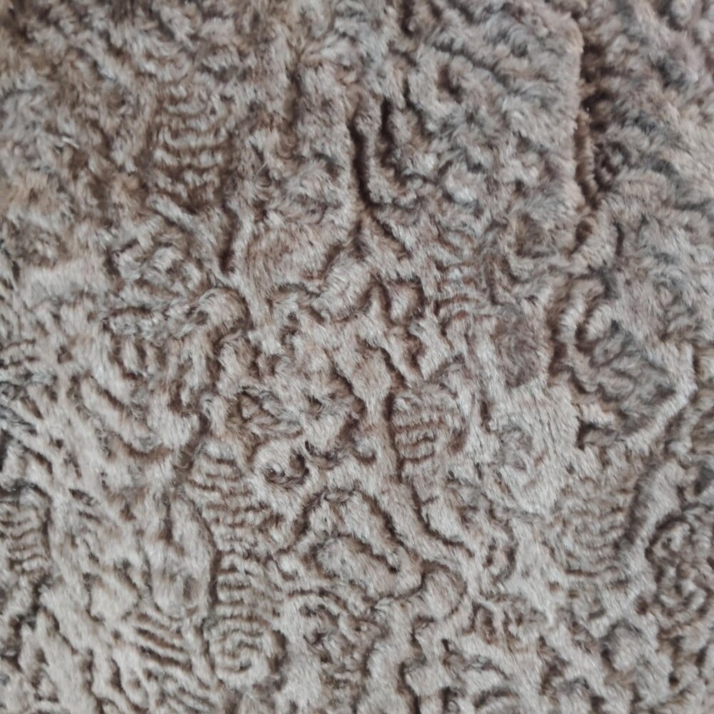 ITEM HOUSE Faux Astrakhan Lamb Fur Coat Vintage Size S (?)t - Picture 3 of 5